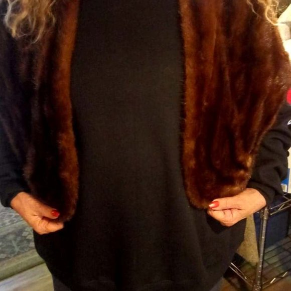 1940’s – 1950’s mink stole by Gus Mayer - Picture 2 of 10